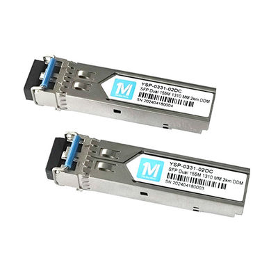 155M Duplex 2km 1310nm LC Connector DDM 100BASE MMF Модуль волоконно-оптического питания