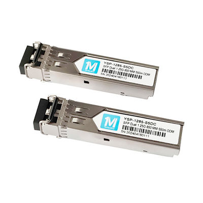3 1.25G Duplex 550m 850nm LC Connector DDM 1000BASE MMF Модуль волоконно-оптического питания