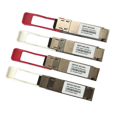 Волоконно-оптические передатчики QSFP28-100G-ZR4 DDM совместимый модуль передатчика qsfp28 1310nm 80km ZR4 LC