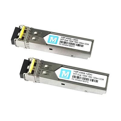 DDMI 155M Duplex 120km 1550nm LC Connector SMF Модуль волоконно-оптического питания