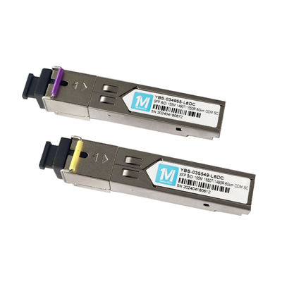 3.3V 155M BIDI 60km 1490nm/1550nmn SC Connector DDM WDM Simplex Optical Module Transceiver SFP Module с сетевым SDK
