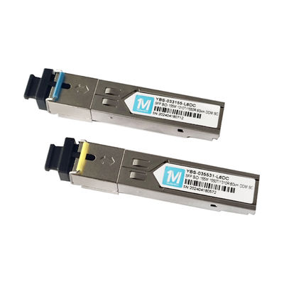 155M BIDI 60km 1310nm/1550nm SC Connector DDM WDM Simplex Optical Module Transceiver SFP Module для телекоммуникационных приложений