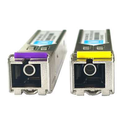 2.5G BIDI 80km 1490nm/1550nm SC Connector DDM WDM Simplex Optical Module Transceiver SFP Module для беспроводной сети LAN