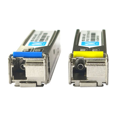 SMF Fiber Type 1.25G BIDI 20km 1310nm/1550nm LC Connector DDM WDM Simplex Optical Module Transceiver SFP Module для FTTX