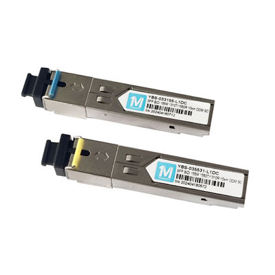 Тип волокон SMF 155M BIDI 10km 1310nm/1550nm SC Connector DDM WDM Simplex Optical Module Transceiver SFP для сетей FTTX