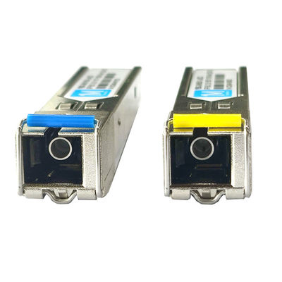 Тип волокон SMF 155M BIDI 10km 1310nm/1550nm SC Connector DDM WDM Simplex Optical Module Transceiver SFP для сетей FTTX