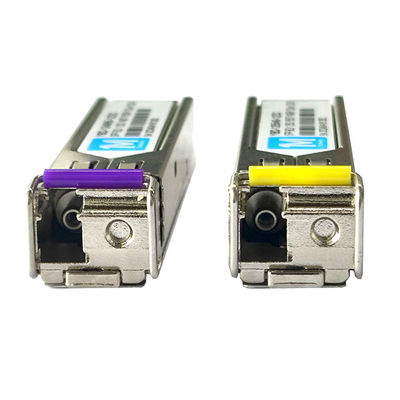 1.25G BIDI 60km 1490nm/1550nm LC Connector DDM WDM Simplex Optical Module Transceiver SFP Module для скоростных сетей FTTX