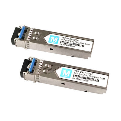 3.3V Duplex 10km 1310nm LC Connector DDM 2500BASE SMF Модуль волоконно-оптического питания подключаемый SFP-передатчик подключаемый интерфейс