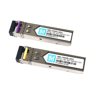 3.3V 1.25G BIDI 100km 1490nm/1550nm LC соединитель DDM WDM Простой оптический модуль Передатчик SFP модуль