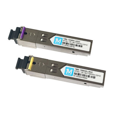 1,25G BIDI 60 км 1490 нм/1550 нм SC разъем DDM WDM симплексный оптический модуль приемопередатчик SFP модуль тип волокна SMF