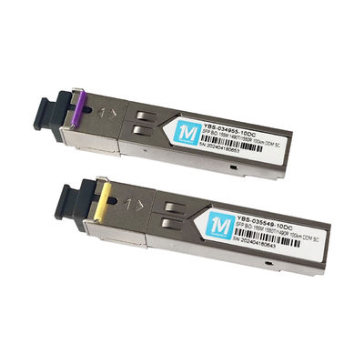 Сеть 155M BIDI 100 км WDM SC Connector DDM Simplex Optical Module Transceiver SFP Module с длиной волны 1490nm/1550nm