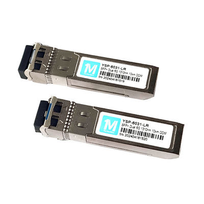 Дуплексный LC интерфейс 6G SFP 10km 1310nm LC DDM SMF оптический модуль для одномодовых волоконных сетей на большие расстояния