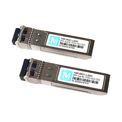 6G SFP 20km 1310nm LC DDM SMF Оптический модуль одномодного типа волокна для передачи данных IP-сети