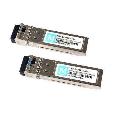 BiDi LC интерфейс 6G SFP BIDI 40km 1270nm/1330nm WDM DDM оптический передатчик для волоконно-оптических передатчиков на большие расстояния