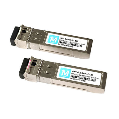 6G SFP BIDI 80km 1490nm/1550nm WDM LC Connector DDM оптический приемопередатчик со скоростной волоконно-оптической сетью