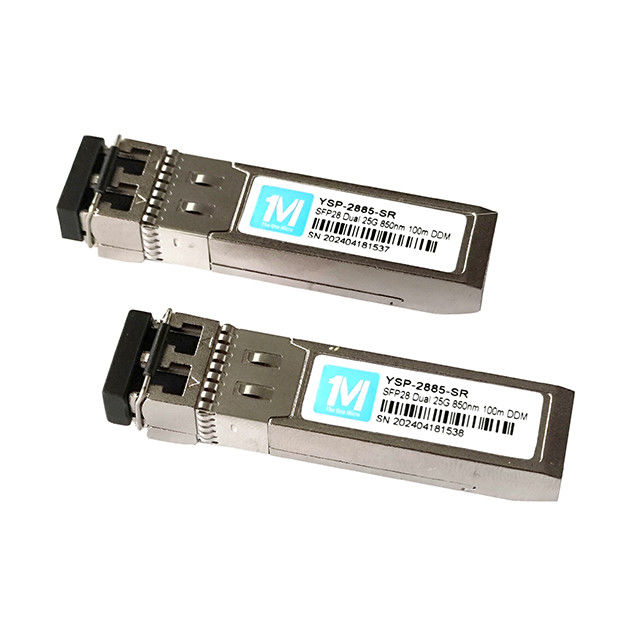 FTTX 25G SFP28 Duplex 100m 850nm LC DDM MMF Мультимодный VCSEL 25GB SFP28 Модуль оптический приемопередатчик SFP28 25G SR с 3