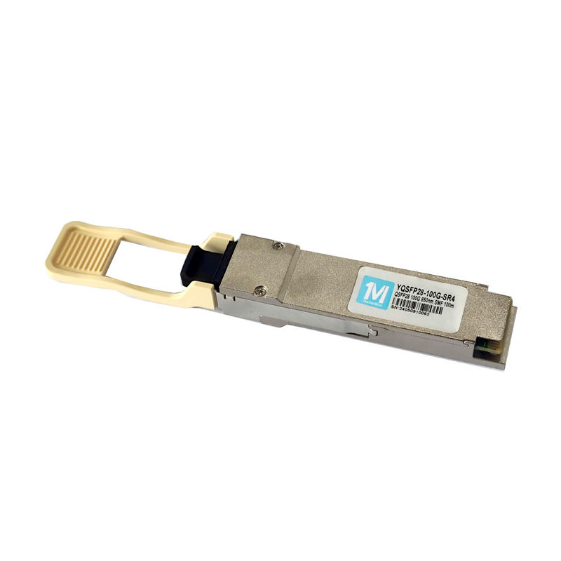 100G скорость передачи данных MPO оптический модуль QSFP28-100G-SR4 DDM совместимый 850nm 100m волоконно-оптический передатчик