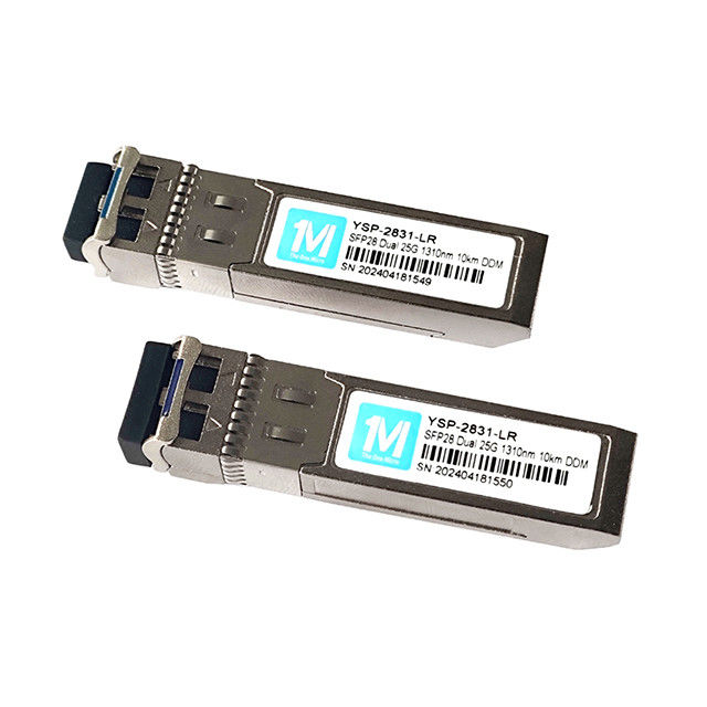 25G SFP28 Duplex 10km 1310nm LC DDM SMF 25GB Оптический модуль Одномодный модуль SFP28 для сетевого соединения на большие расстояния