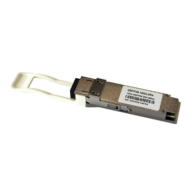 Волоконно-оптические передатчики QSFP28-100G-ZR4 DDM совместимый модуль передатчика qsfp28 1310nm 80km ZR4 LC