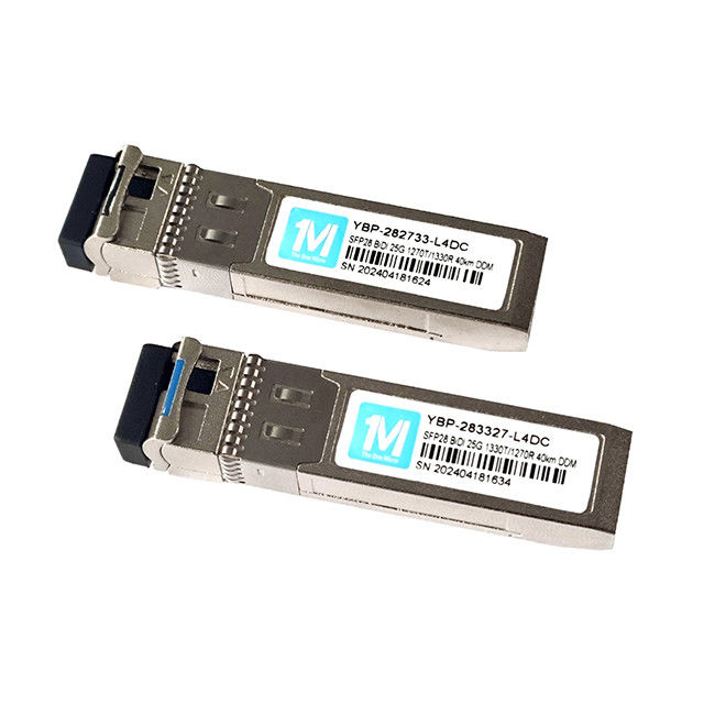 25G SFP28 BIDI WDM оптоволоконный модуль 40km 1270nm/1330nm LC-коннектор SFP-передатчик для дальнего передачи