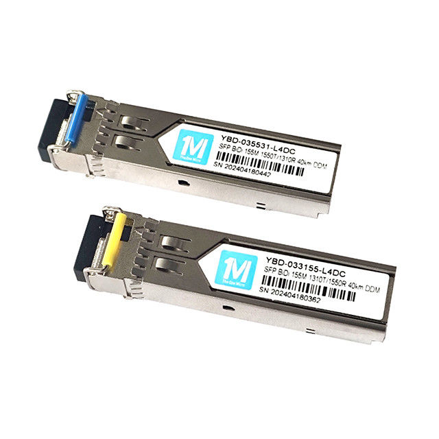 155M BIDI LC Connector DDM WDM Simplex Optical Module Transceiver SFP Module для расстояния передачи 40 км по SMF