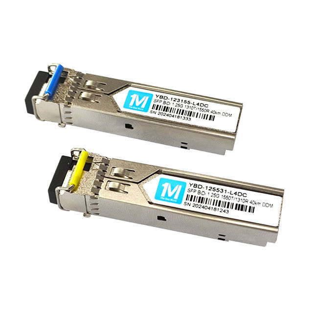1.25G BIDI 40km 1310nm/1550nm LC Connector DDM WDM Simplex Optical Module Transceiver SFP Module для скоростной передачи данных