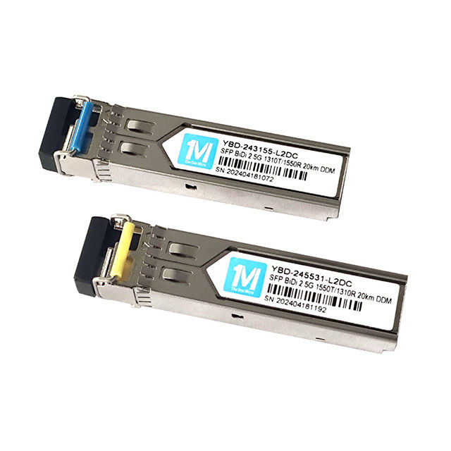 2.5G BIDI 60km 1490nm/1550nm Длина волны DDMI Да LC соединитель WDM Simplex оптический модуль Передатчик SFP модуль