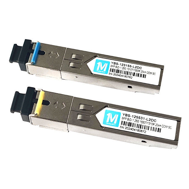 FTTX 1.25G BIDI 20km 1310nm/1550nm SC соединитель DDM WDM Простой оптический модуль Передатчик SFP Модуль производительность