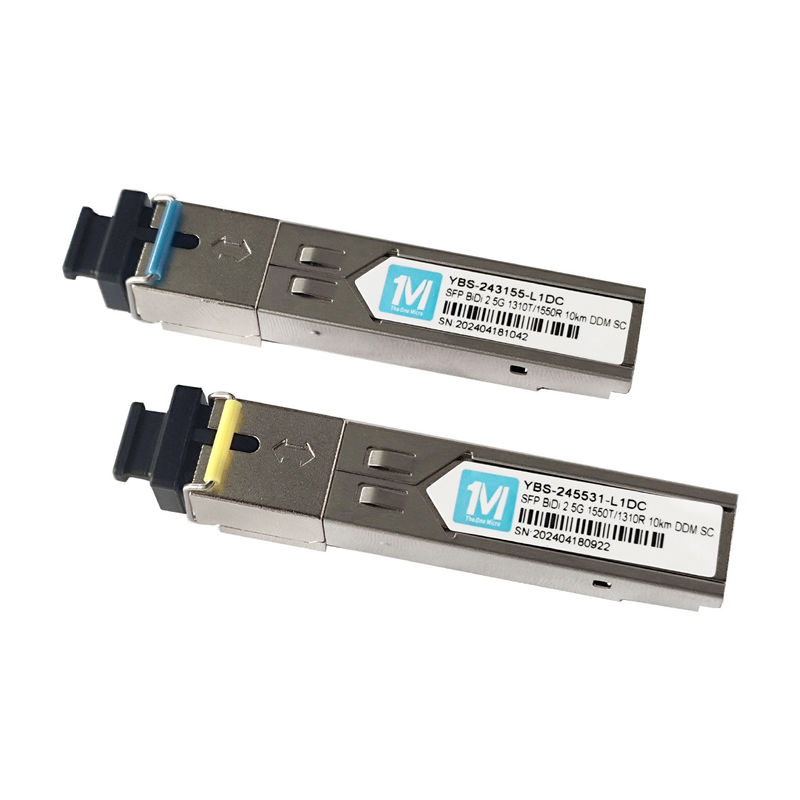 2.5G BIDI 10km 1310nm/1550nm SC соединитель DDM WDM Простой оптический модуль