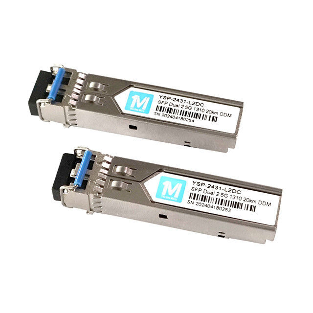 3.3V Duplex 10km 1310nm LC Connector DDM 2500BASE SMF Модуль волоконно-оптического питания подключаемый SFP-передатчик подключаемый интерфейс