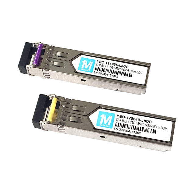 3.3V 1.25G BIDI 100km 1490nm/1550nm LC соединитель DDM WDM Простой оптический модуль Передатчик SFP модуль