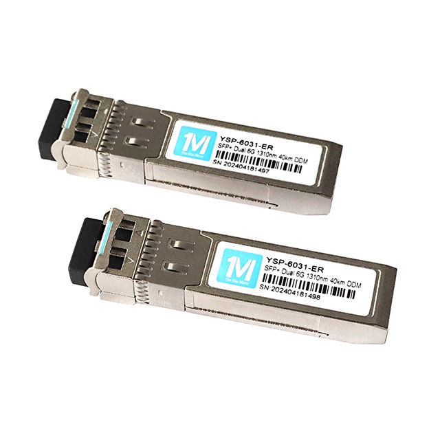 6G SFP Duplex 40km 1310nm LC DDM SMF 6GB оптический модуль одномодный SFP модуль для стабильных сетевых соединений