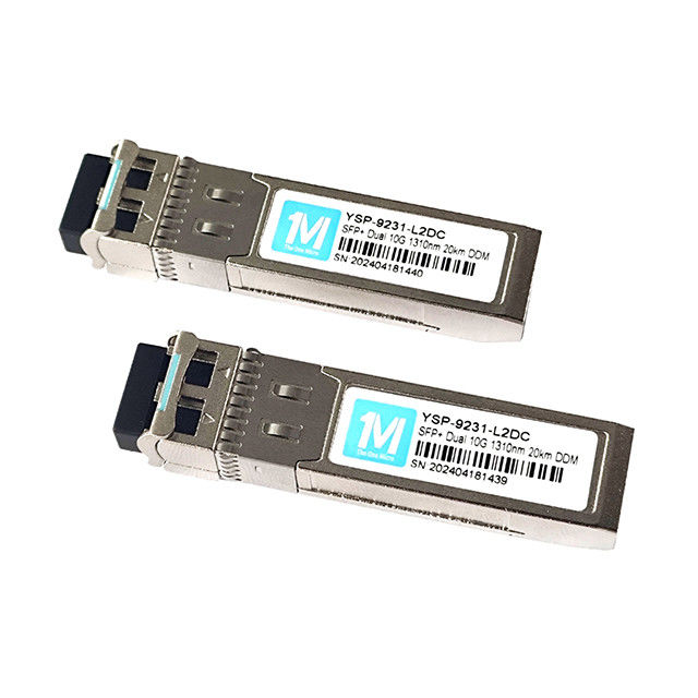10G SFP одномодный модуль 20km 1310nm LC DDM SMF 10GB оптический модуль для инфраструктуры FTTX